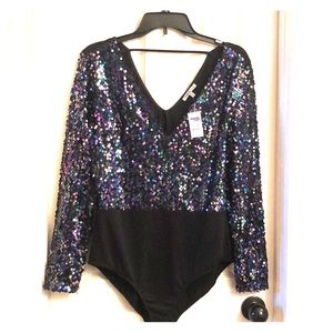 Multi color Sparkle Bodysuit